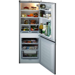 Indesit NCAA55S Fridge Freezer, A+ Rated, 55cm Wide, Silver